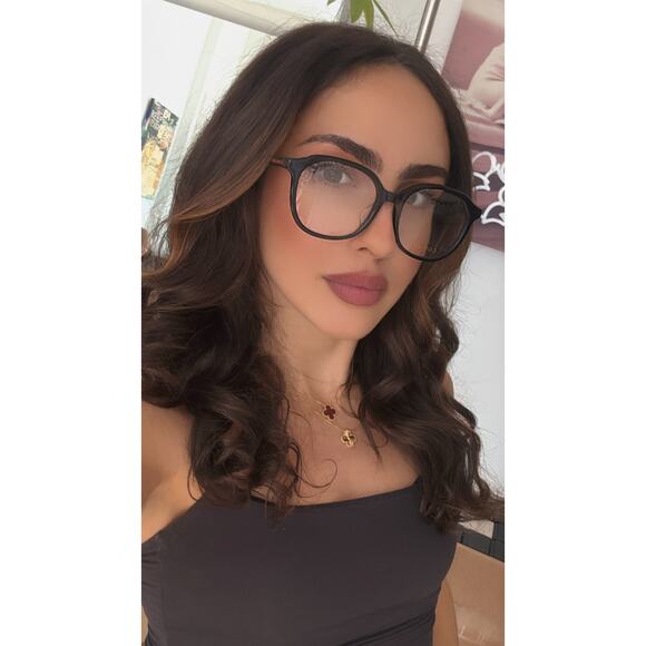 NEW Gucci GG0932OA Black Round Unisex Eyeglasses Frames - Picture 11 of 11